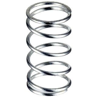 Music Wire Compression Spring, 0.24" OD x 0.02" Wire Size x 0.438" Free Length (Pack of 2)
