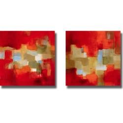 Lanie Loreth 'Downtown Rain I and II' 2 piece Canvas Art Set Canvas