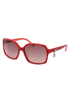 Fendi FS5137 616 58 16 130  Eyewear,Womens Coral Red Square Sunglasses, Sunglasses Fendi Womens Eyewear