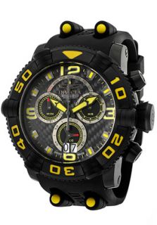 Invicta 12258  Watches,Mens Sea Hunter Chronograph Black Dial Black Polyurethane, Chronograph Invicta Quartz Watches