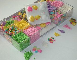 Easter Sprinkle Decorating Kit by KreativeBaking  White Sugar  Grocery & Gourmet Food