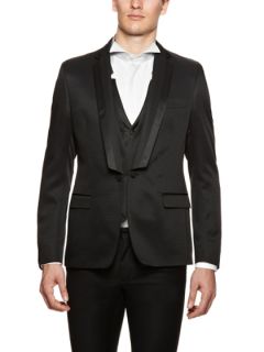 Textured Tuxedo Jacket by Versace Collection