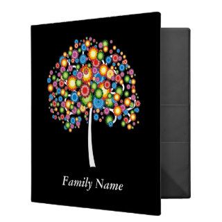 Dazzle Family Tree   Customize Vinyl Binders