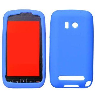 Soft Skin Case Fits HTC XV6975 Imagio Solid Dark Blue Skin Verizon Cell Phones & Accessories