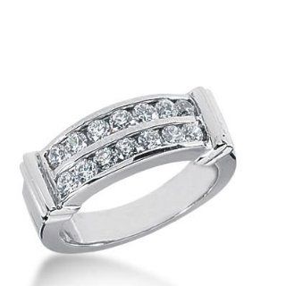 Diamond Wedding Ring 14 Round Stone 0.05 ct Total 0.70 ctw. 440 WR1792 Wedding Bands Wholesale Jewelry