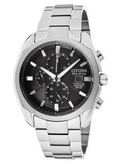 Citizen CA0020 56E  Watches,Mens Chronograph Black Dial Titanium, Chronograph Citizen Eco Drive Watches