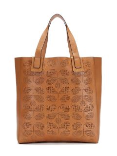 Willow Laser Cut Leather Tote by Orla Kiely