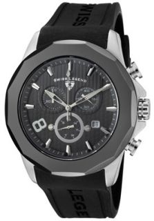 Swiss Legend 10042 014 GMB  Watches,Monte Carlo Chrono Black Silicone Dark Grey Dial Gunmetal Bezel, Fashion Swiss Legend Quartz Watches