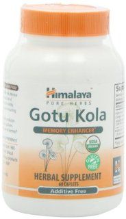 Himalaya, Herbal Healthcare Gotu Kola Organic Caplets, Memory Enhancer, 60 Count Health & Personal Care