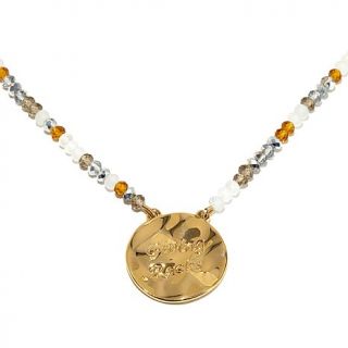 Joan Hornig Giving Rocks Jewelry "Giving Rocks" Beaded 18" Drop Necklace