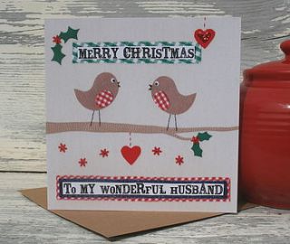 merry christmas husband by the writing bureau