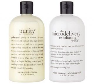philosophy exfoliating wash & purity made simple duo Auto Delivery —