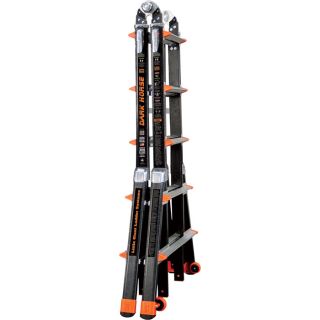 Little Giant Dark Horse Multipurpose Fiberglass Ladder — 3–5 Ft. Stepladder/7–11 Ft. Extension Ladder, Model# 13 Dark Horse  Ladders   Stepstools