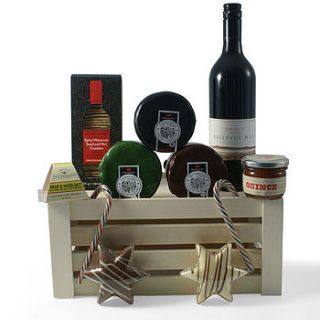 christmas cheese crate by diverse hampers