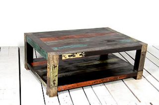 mary rose upcycled coffee table by little tree furniture