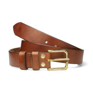 oak bark leather belt by tanner bates