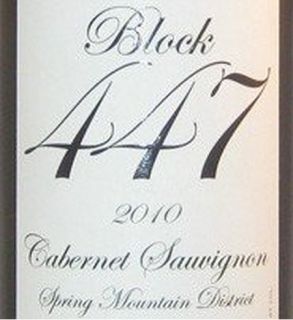 Block 447 Spring Mountain Cabernet Sauvignon 2010 750ML Wine