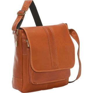 David King & Co. Laptop Messenger Bag with Front Gusset Pocket
