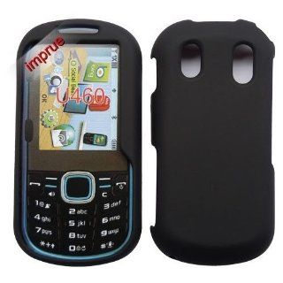 Samsung Intensity II U460 smartphone Rubberized Hard Case   Black Cell Phones & Accessories