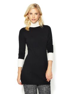 Cashmere Turtleneck Sweater Tunic by Magaschoni