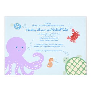 Under the Sea Friends Invitation