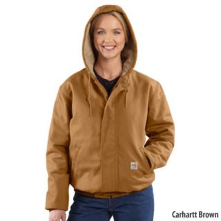 Carhartt Womens Flame Resistant Midweight Canvas Active Jacket (Style #WFRJ130) 421565