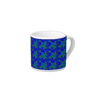 Funky Frog Colorful Toad Kids Doodle Art Gifts Espresso Cups