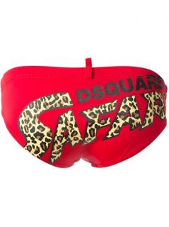 Dsquared2 Printed Swimming Briefs   Parisi