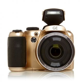 GE PowerPro 16MP 25X Optical Zoom HD Video SLR Style Camera with 8GB SDHC Card