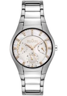 Skagen 750SSXR  Watches,Womens Swarovski Crystal Stainless Steel, Casual Skagen Quartz Watches