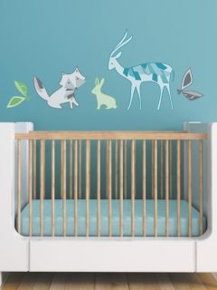 Forest Friends Fabric Wall Decal by Trendy Peas