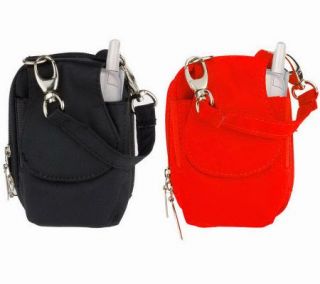 Set of 2 Purse Plus Cell Phone Bags w/Detachable Straps —