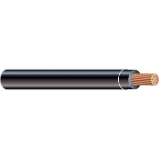 2/0 AWG Stranded Black Copper THHN Wire (By the Foot)