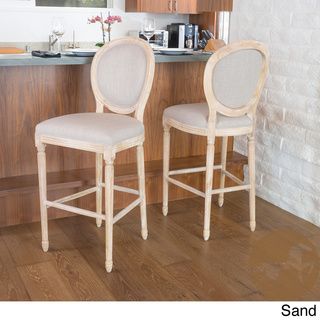 Christopher Knight Home Queen Anne Fabric Bar Stool Christopher Knight Home Bar Stools