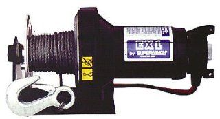 Superwinch 1110 EX1 12VDC winch rated line pull of 1,000 lb/454 kg, winch motor end switch & 25' of 5/32" rope Automotive
