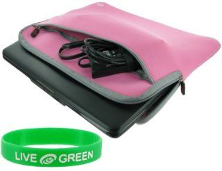 Sony VAIO VGN FZ455E/B 15.4" Laptop Sleeve Case   Dual Pocket Pink Computers & Accessories