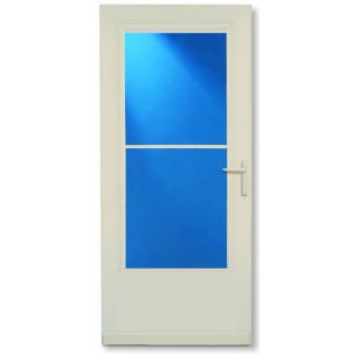 LARSON Almond Mid View Safety Storm Door (Common 81 in x 30 in; Actual 81.13 in x 31.56 in)