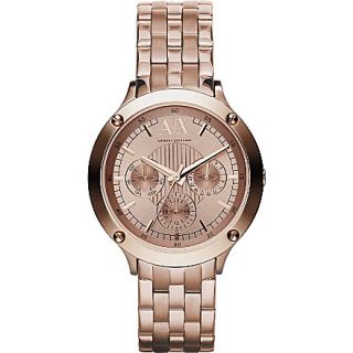 ARMANI EXCHANGE   AX5403 rose gold toned watch