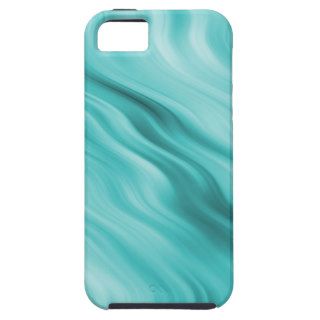 Pretty Wavy Turquoise Abstract iPhone 5 Cover