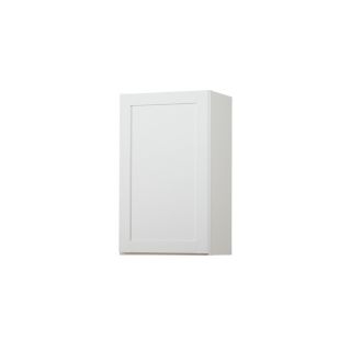 Kitchen Classics 30 in H x 18 in W x 12 in D Arcadia White Single Door Wall Cabinet