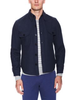 Wool Blend Shirt Jacket by Nick Point
