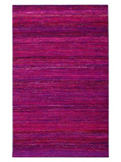 Pink Hali Silk Flatweave  Rug by nuLOOM