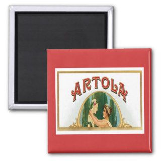 Vintage Artola Cigar Label Art Magnets