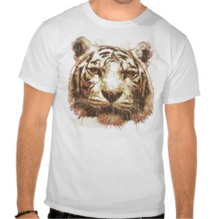 Tiger Print Light Men's T Shirt