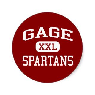 Gage   Spartans   Middle   Huntington Park Sticker