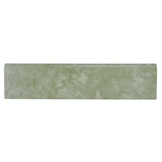 Style Selections Fossil Stone Strata Ceramic Indoor/Outdoor Bullnose Tile (Common 3 in x 13 in; Actual 3.57 in x 13 in)