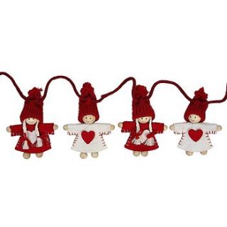 scandinavian christmas garland by belier