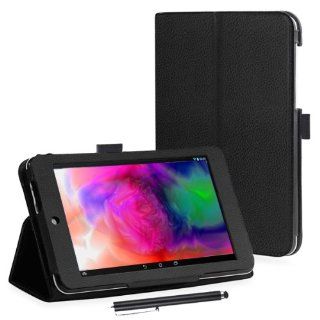 Kamor Asus memo pad hd 7 Case   with Stylus pen, Automatic Sleep/Wake Function, Built in 2 view angle stand for Asus MeMO Pad HD 7 17,8 cm Tablet (Model No ME 173X, 7 Inch, 16GB,Black) Computers & Accessories