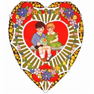 Vintage Valentine Pin Cut Outs