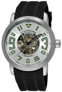 Stuhrling Original Men's 1079.33162 Classic Delphi Archer Automatic Skeleton Black Watch Watches